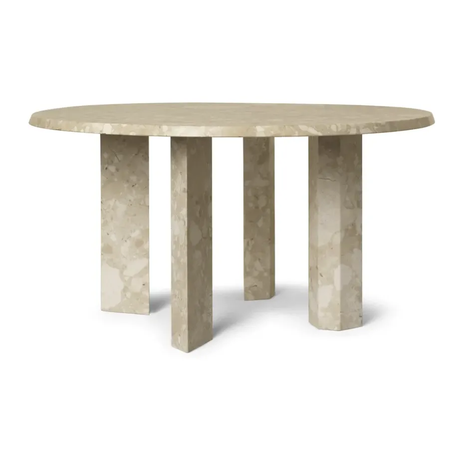Table basse Taula Ø67x35 cm, Sand
