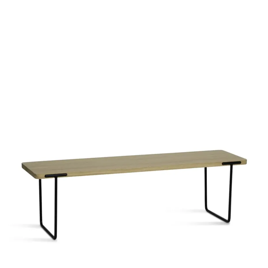 Table basse Update, Chêne clair verni transparent, 140 cm