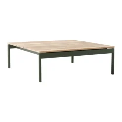 Table basse Ville Outdoor AV50, Bronze green-teak