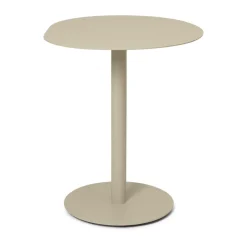 Table bistrot Pond Ø 64x72 cm, Cashmere