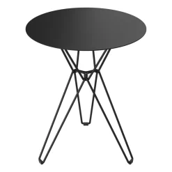 Table bistrot Tio Ø 60 cm, Black