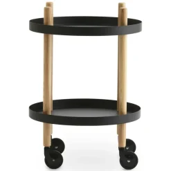 Table Block Ø45 cm, Noir