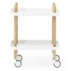 Table Block, blanc