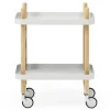Table Block, gris clair