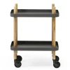 Table Block, gris foncé