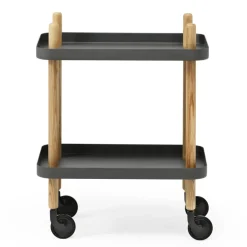 Table Block, gris foncé