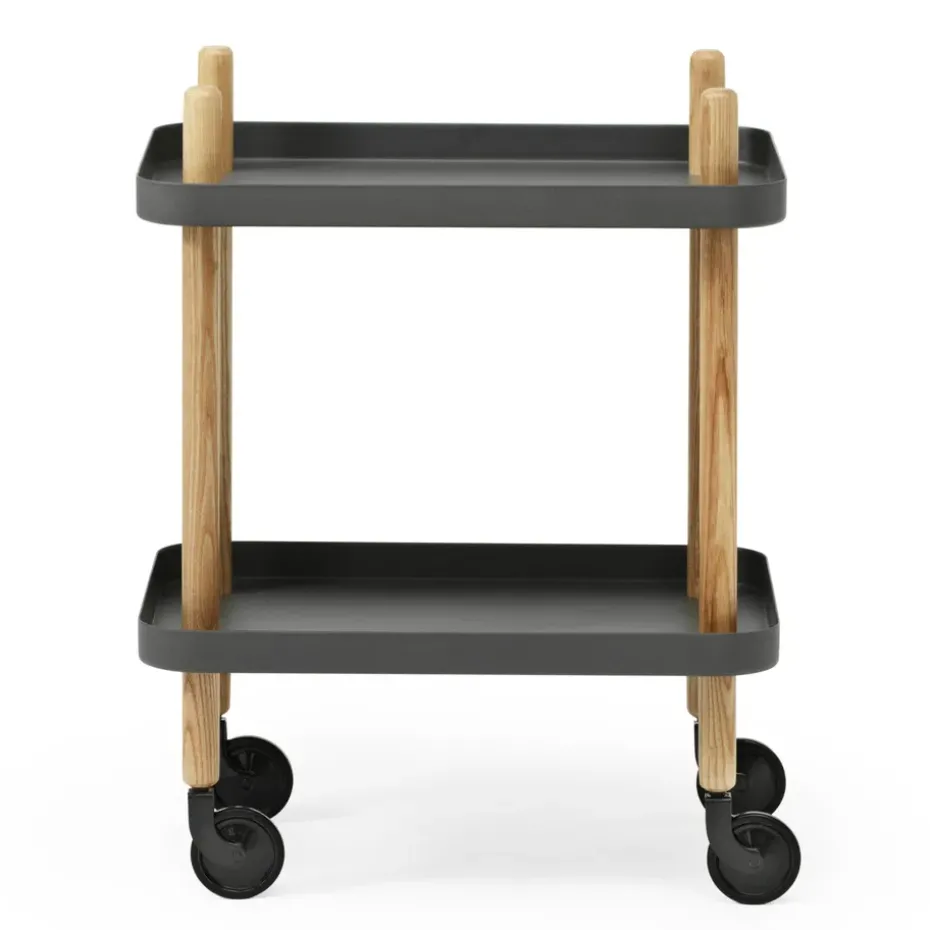 Table Block, gris foncé