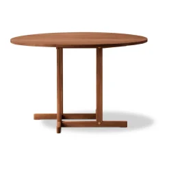 Table BM80 Mogensen Shaker Ø120 cm, Chêne fumé huilé