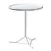 Table Bong Ø40x72 cm, Blanc