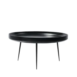 Table Bowl x-large, mangue noir, structure noire