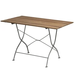 Table Brasserie, Teck-structure en acier avec galvanisation à chaud