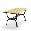 Table Byarum 142x72 cm, Imprégnation de pin, support noir