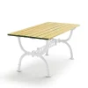Table Byarum 142x72 cm, Imprégnation de pin, support blanc
