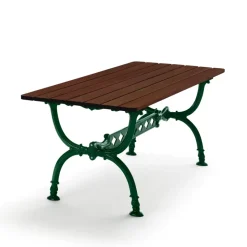 Table Byarum 142x72 cm, Pin brun lasure, support vert