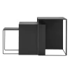 Table Cluster lot de 3, Noir