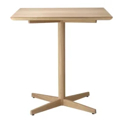 Table colonne Tak 70x70 cm, Monocoat natural