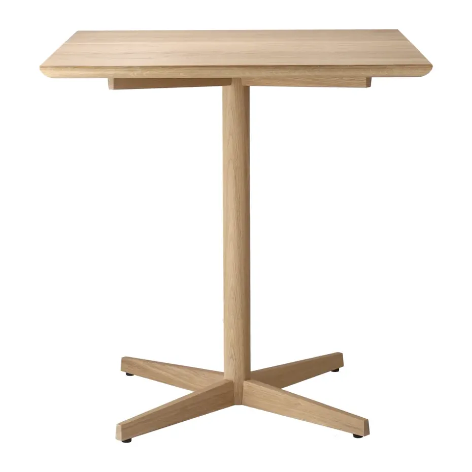 Table colonne Tak 70x70 cm, Monocoat natural