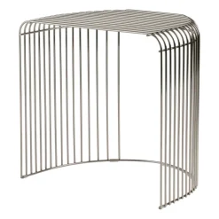 Table Curva 45 cm, Argenté