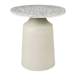 Table d'appoint Agari Ø45x45 cm, Rainy day grey-black