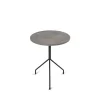 Table d'appoint Allforone, Grey marble-black, Ø50 cm