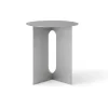 Table d'appoint Androgyne Ø40cm, Brushed steel