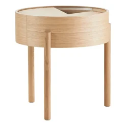 Table d’appoint Arc, Chêne huilé