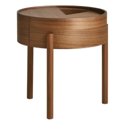 Table d’appoint Arc, Noyer