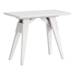Table d'appoint Arco S, Blanc