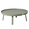 Table d'appoint Around extra large, Dusty green