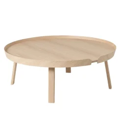 Table d'appoint Around extra large, Oak