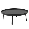 Table d'appoint Around extra large, Black