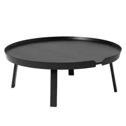 Table d'appoint Around extra large, Black