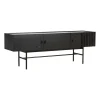 Table d'appoint Array, 150 cm, Chêne peint en noir