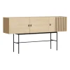 Table d'appoint Array, 180 cm, Chêne pigmenté blanc