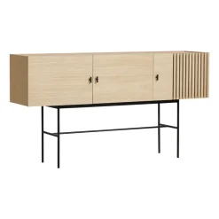 Table d'appoint Array, 180 cm, Chêne pigmenté blanc