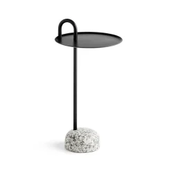Table d'appoint Bowler, Black-granite