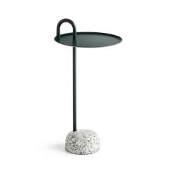 Table d'appoint Bowler, Fir green-granite