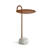 Table d'appoint Bowler, Pale brown-granite