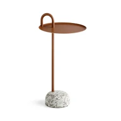 Table d'appoint Bowler, Pale brown-granite