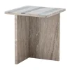 Table d'appoint Clea, Marbre brun