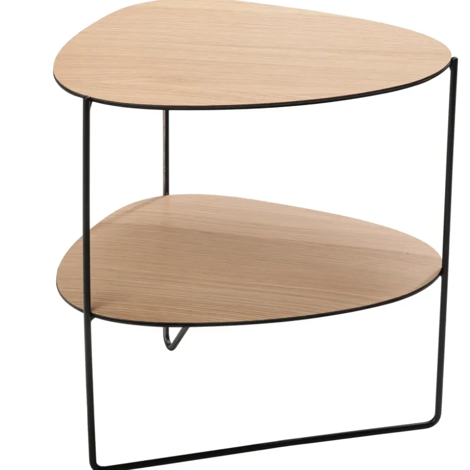 Table d'appoint Curve Double, Chêne