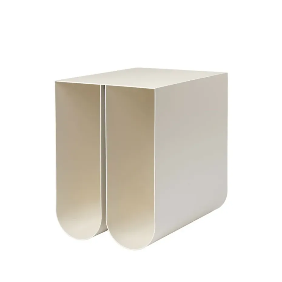 Table d'appoint Curved, beige