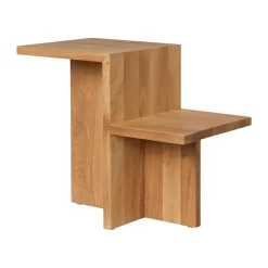 Table d'appoint Distinct 59,5x35x50 cm, Natural oak