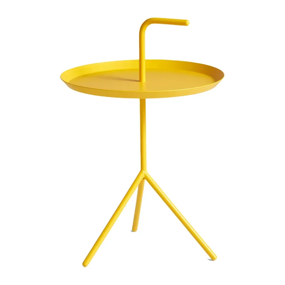 Table d'appoint DLM Ø38 cm, Sun yellow