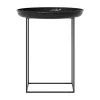 Table d'appoint Duke small, Lacquered obsidian