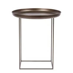 Table d'appoint Duke small, Bronze