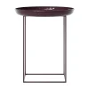 Table d'appoint Duke small, Lacquered maroon