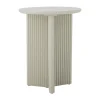 Table d’appoint Edith Ø40 cm, Blanc