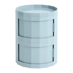 Table d’appoint Facet Cabinet 20, Misty blue