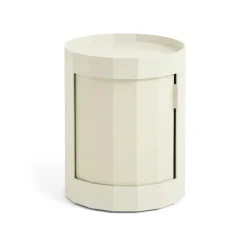Table d'appoint Facet Cabinet 100, Eggshell